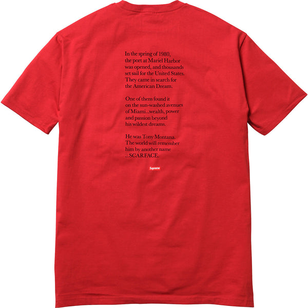 T-shirt Supreme Scarface Friend rouge 