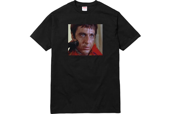 T-shirt de douche Supreme Scarface noir 