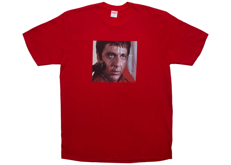T-shirt de douche Supreme Scarface rouge 