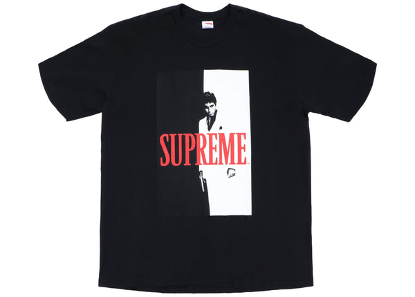 T-shirt fendu Supreme Scarface noir