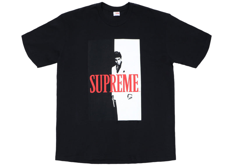 T-shirt fendu Supreme Scarface noir