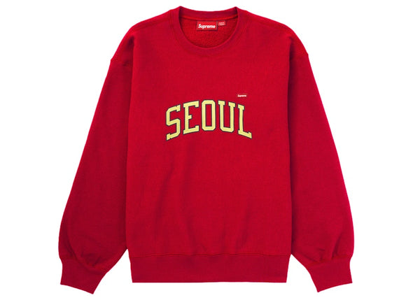 Pull ras du cou Supreme Seoul Shop Small Box Rouge