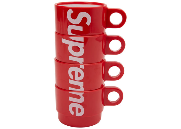 Gobelets empilables Supreme (lot de 4) Rouge