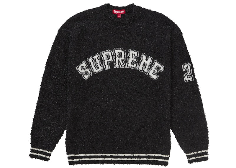 Supreme Textured Arc Sweater Black