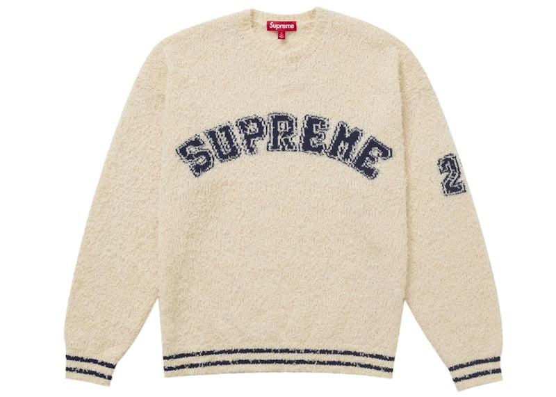 Supreme Textured Arc Sweater Cream