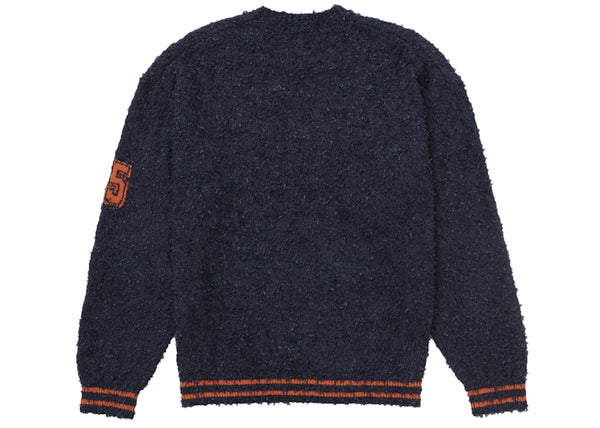 Supreme Textured Arc Sweater Navy