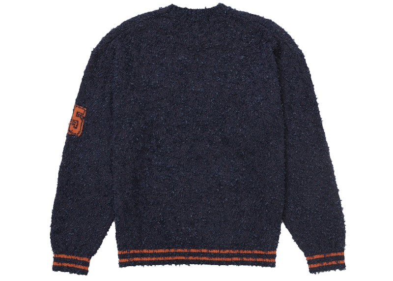 Supreme Textured Arc Sweater Navy