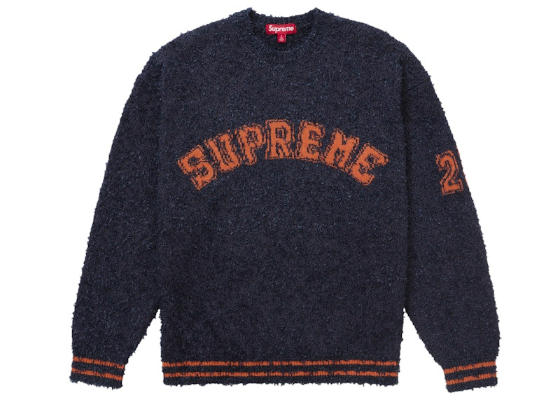Supreme Textured Arc Sweater Navy