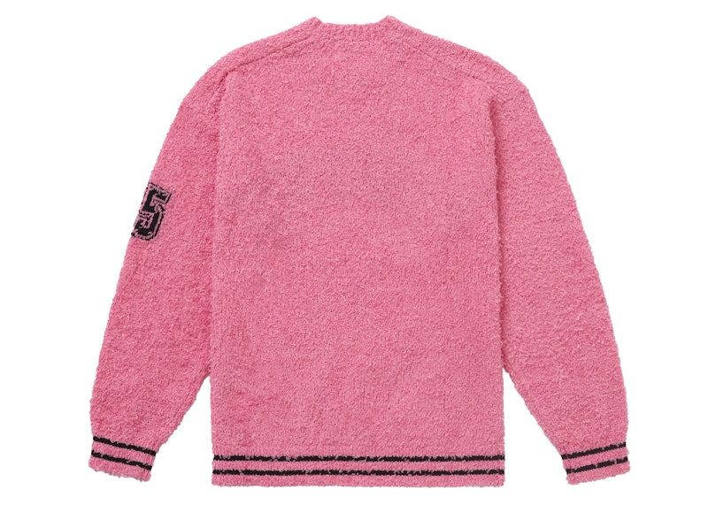 Supreme Textured Arc Sweater Pink