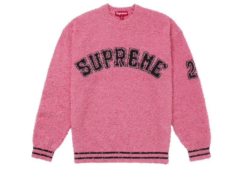 Supreme Textured Arc Sweater Pink