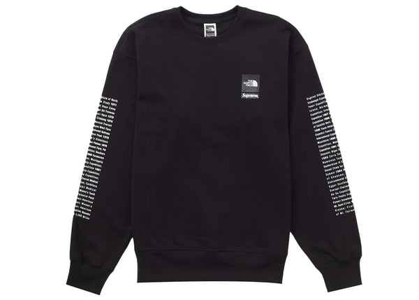 Pull ras du cou Supreme The North Face noir 