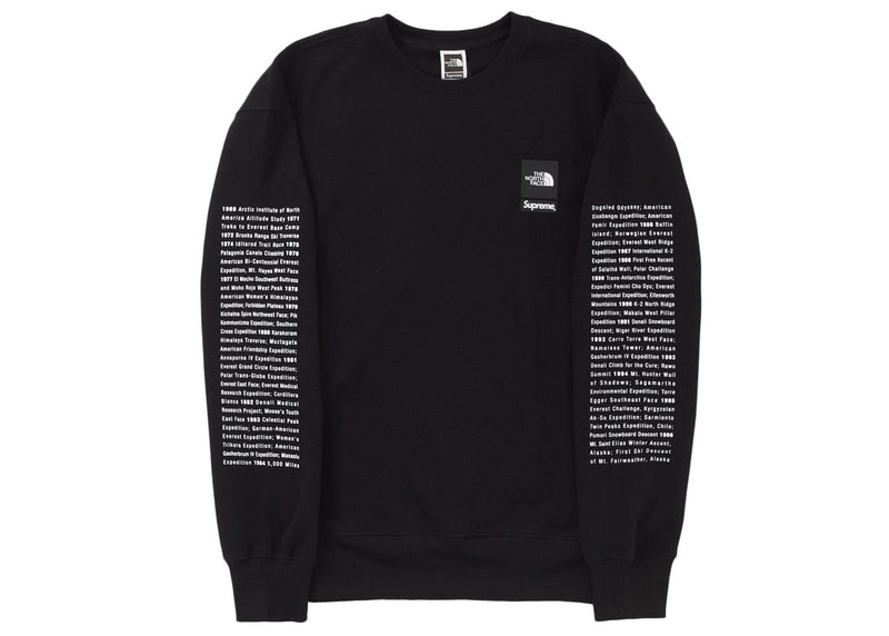 Pull ras du cou Supreme The North Face noir 