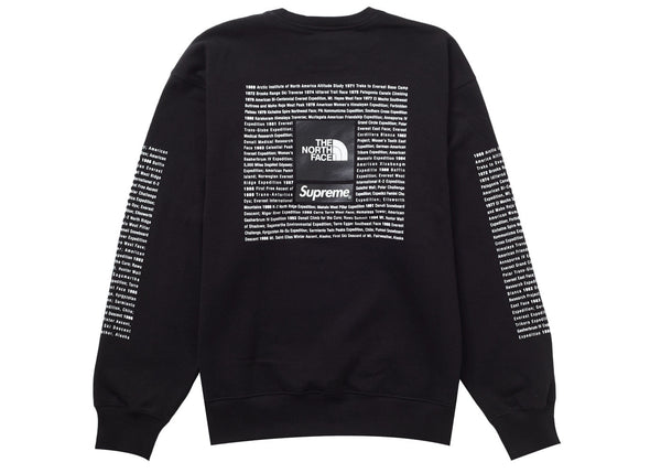 Pull ras du cou Supreme The North Face noir 
