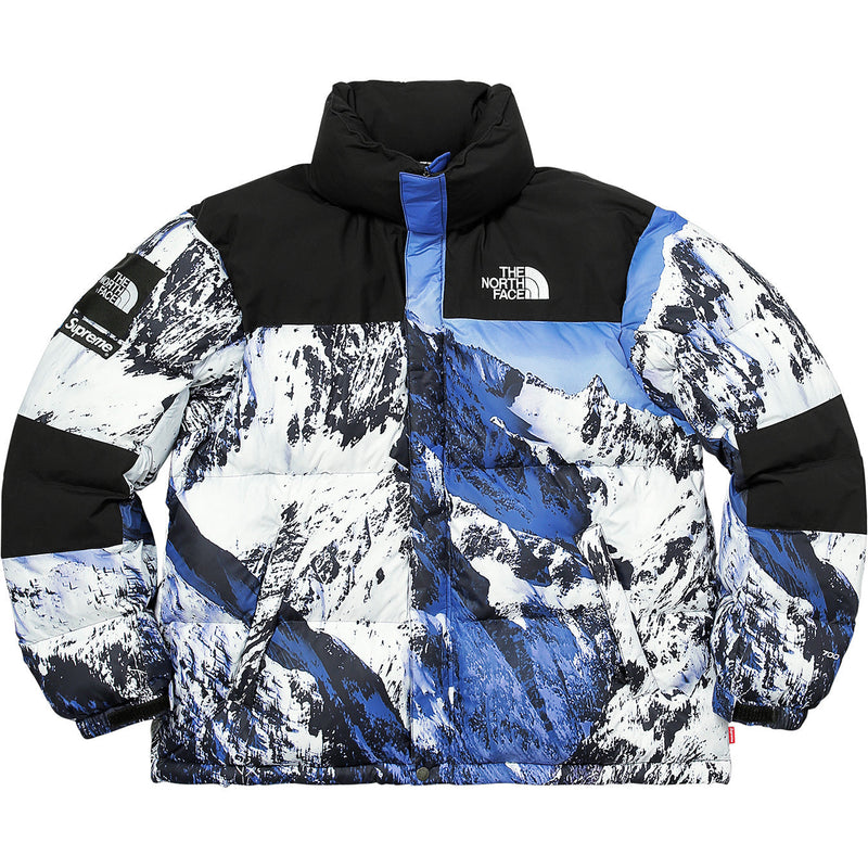 Veste Supreme The North Face Mountain Baltoro Bleu/Blanc