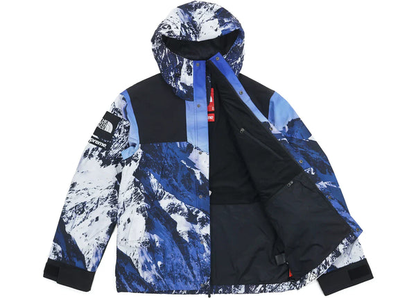 Parka Supreme The North Face Mountain Bleu/Blanc