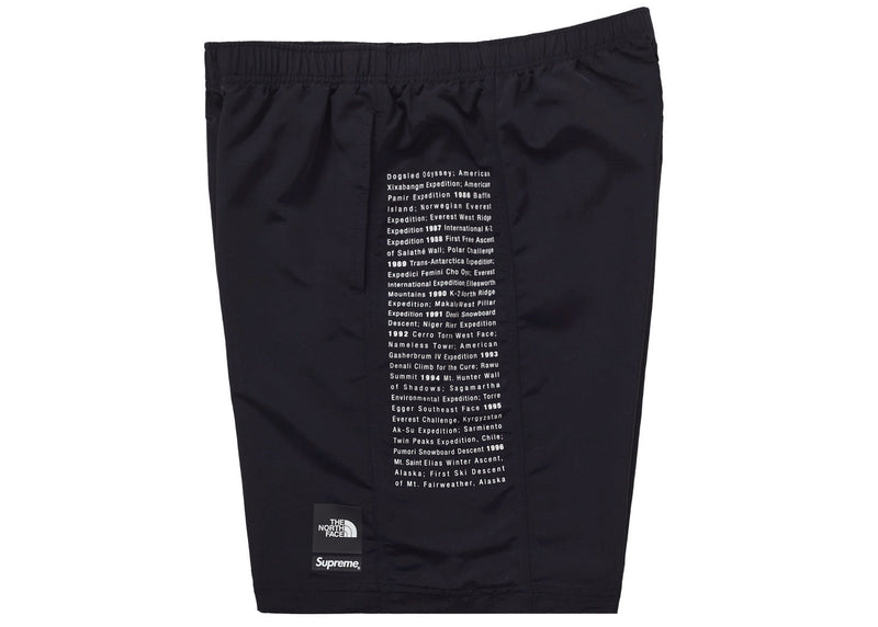 Short en nylon Supreme The North Face noir