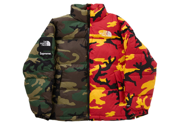 Veste Supreme The North Face Split Nuptse Camouflage