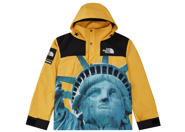 Veste Supreme The North Face Statue de la Liberté Mountain Jaune