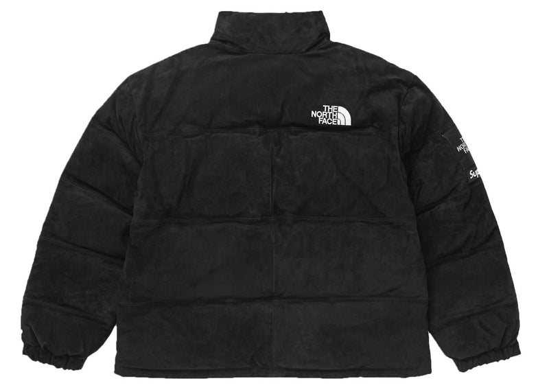 Veste Supreme The North Face Suede Nuptse noire