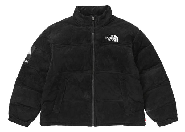 Veste Supreme The North Face Suede Nuptse noire