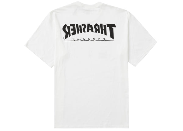 T-shirt Supreme Thrasher Game Blanc