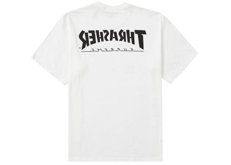 T-shirt Supreme Thrasher Game Blanc