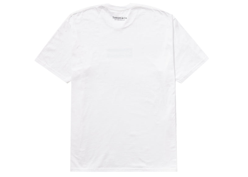 T-shirt Supreme Tiffany &amp; Co. Box Logo Blanc
