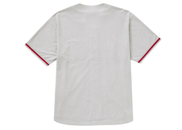 Maillot de baseball Supreme Ultrasuede Mesh Gris