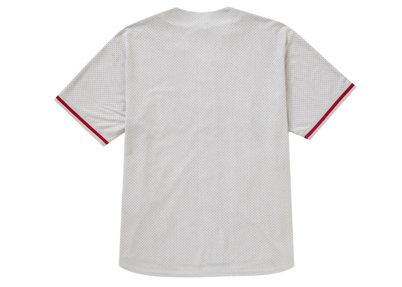Maillot de baseball Supreme Ultrasuede Mesh Gris