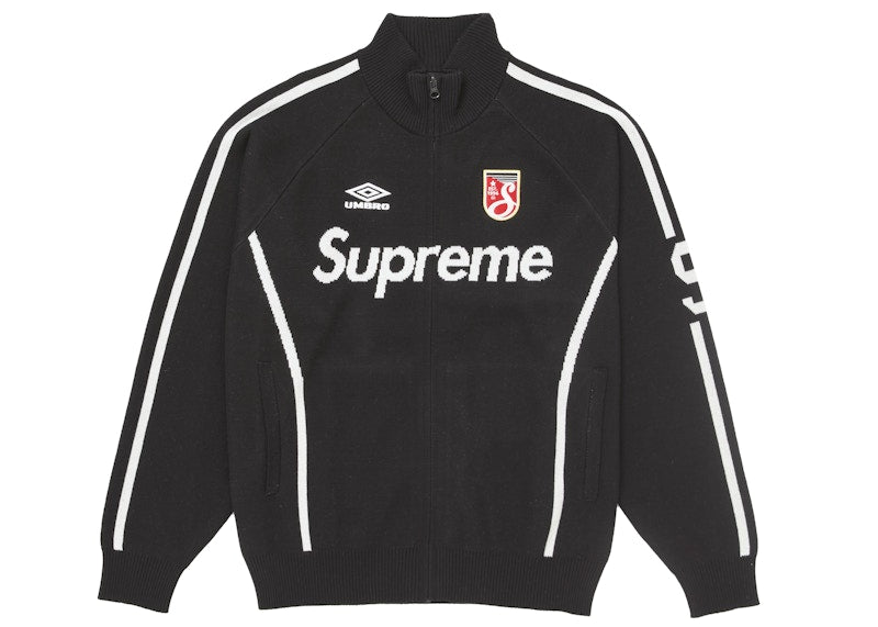 Supreme Umbro Zip Up Sweater Black
