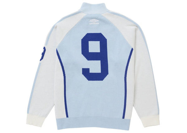Supreme Umbro Zip Up Sweater Light Blue