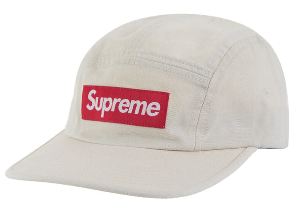 Casquette Camp en sergé chino délavé Supreme (SS24) Naturel