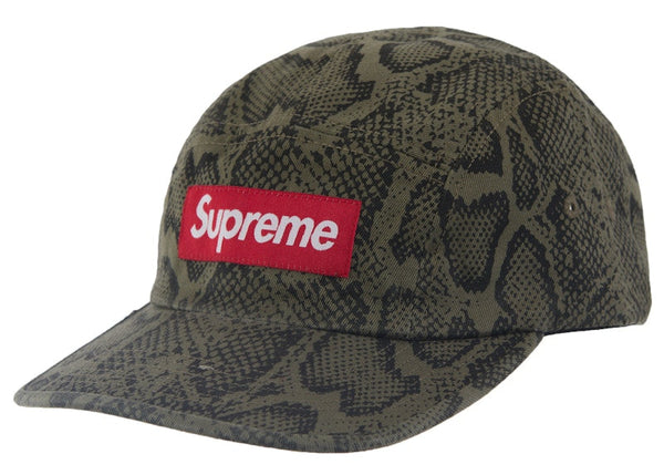 Casquette Camp Supreme en sergé chino délavé (SS24) Serpent 