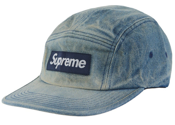 Casquette de camp en sergé chino délavé Supreme (SS24) Indigo sale
