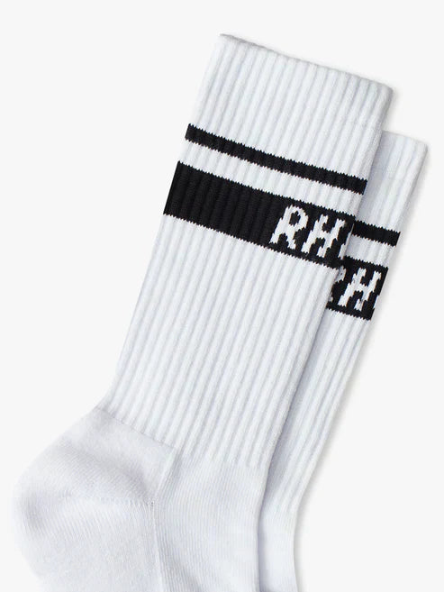 SOCKEN MIT ZWEI STREIFEN UND LOGO