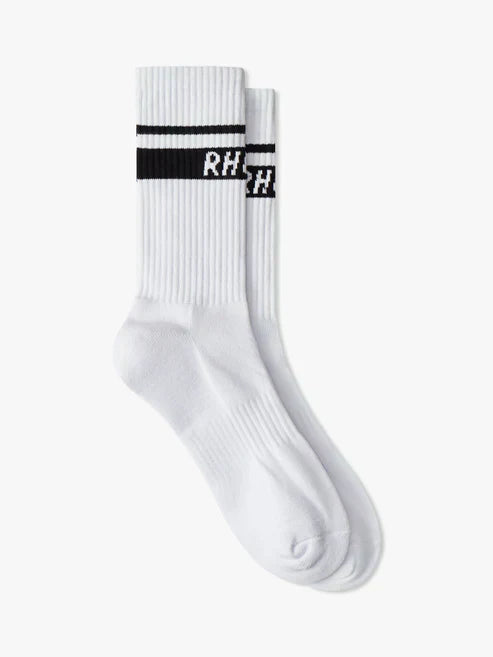 SOCKEN MIT ZWEI STREIFEN UND LOGO