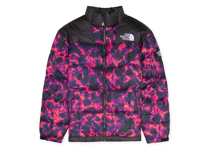 Veste pliable The North Face 1996 imprimée rétro Lhotse 700 Fill, imprimé camouflage noir TNF/marbre