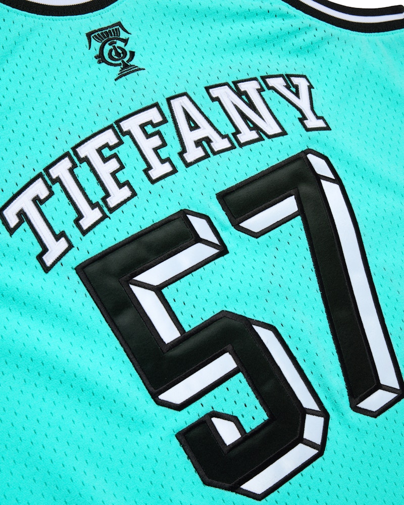 Tiffany &amp; Co. x NBA x Mitchell &amp; Ness Basketballtrikot Tiffany Blau/Schwarz