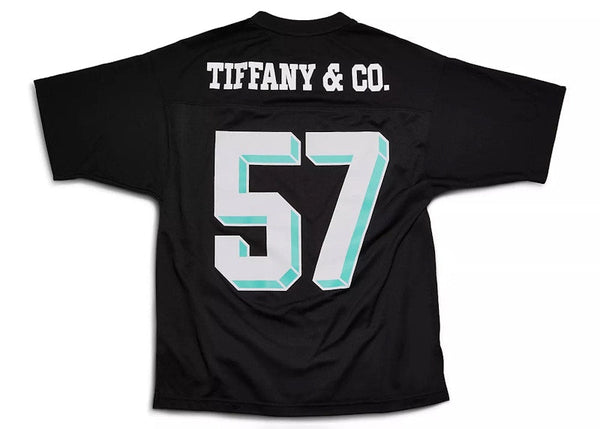 Maillot de football Tiffany &amp; Co. x NFL x Mitchell &amp; Ness Noir/Bleu Tiffany