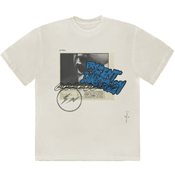 T-shirt Travis Scott Cactus Jack pour Fragment Manifest Blanc