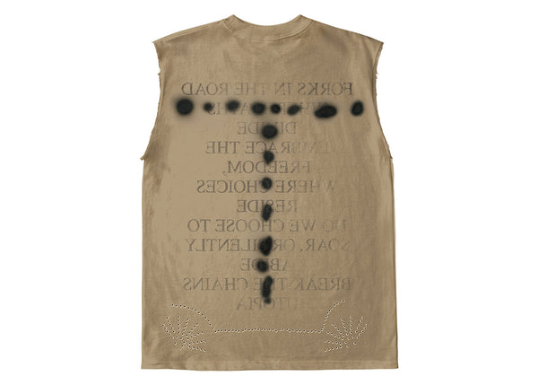 Débardeur musculaire multicolore Travis Scott Cactus Jack Sprayed