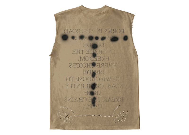 Débardeur musculaire multicolore Travis Scott Cactus Jack Sprayed