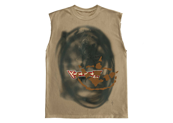 Débardeur musculaire multicolore Travis Scott Cactus Jack Sprayed