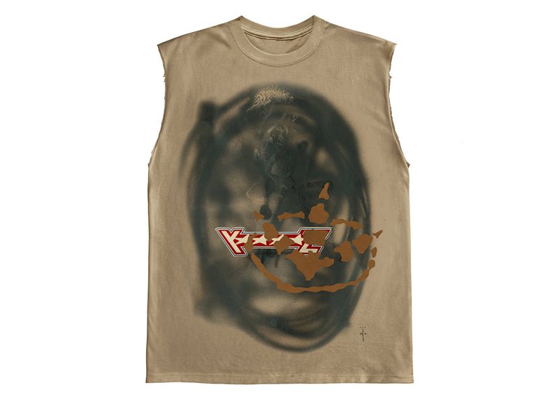Débardeur musculaire multicolore Travis Scott Cactus Jack Sprayed