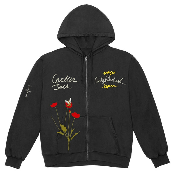 Sweat à capuche Travis Scott Cactus Jack x Neighborhood Carousel Noir 