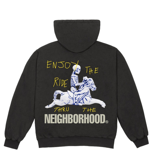Sweat à capuche Travis Scott Cactus Jack x Neighborhood Carousel Noir 