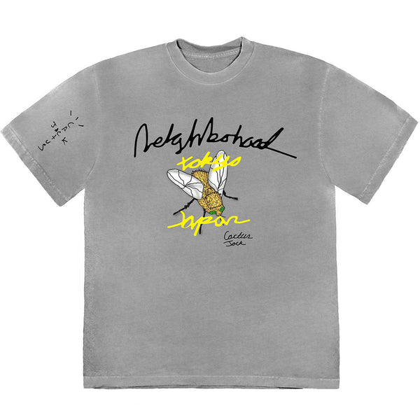 T-shirt Travis Scott Cactus Jack x Neighborhood Carousel Gris 