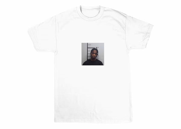 T-shirt Travis Scott Free The Rage Blanc 