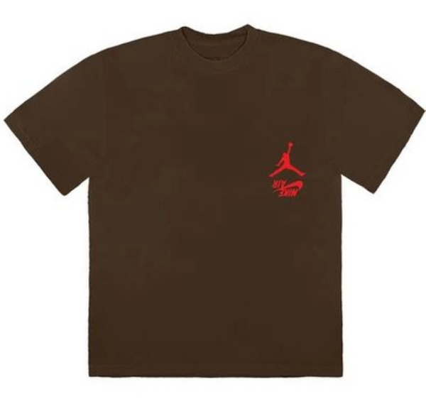 T-shirt Travis Scott Jordan Cactus Jack Highest Marron