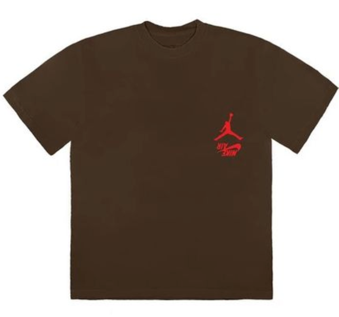 T-shirt Travis Scott Jordan Cactus Jack Highest Marron
